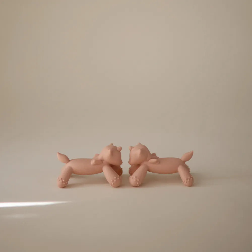 Mushie animal bite rings