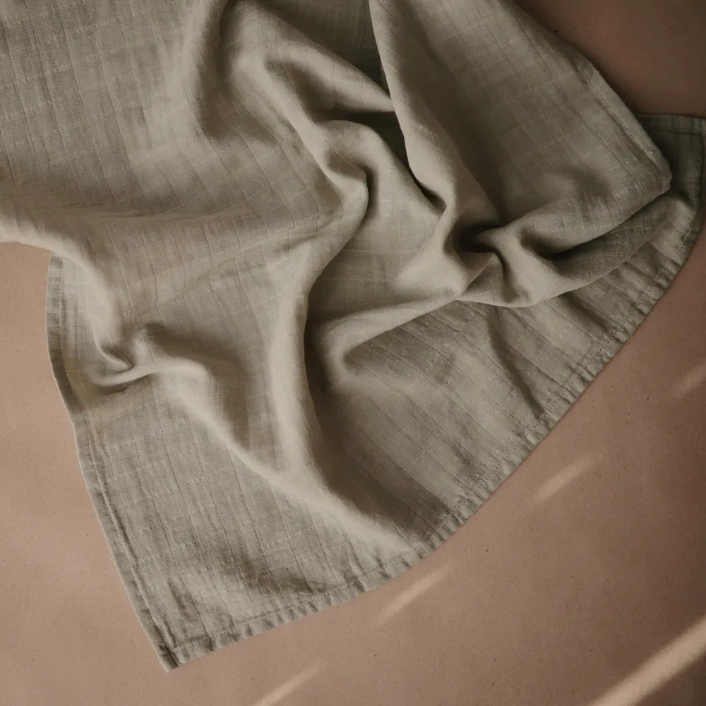 Mushie muslin cloth diapers - 3-pack