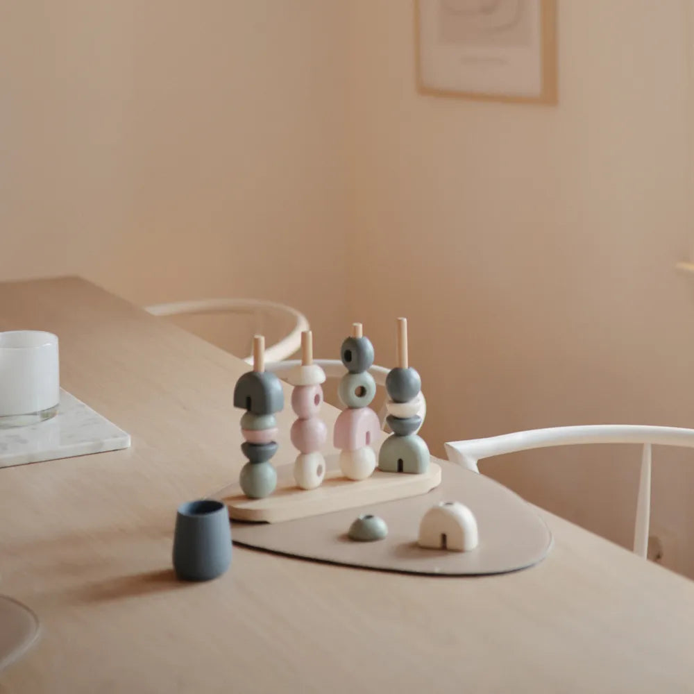 Mushie stacking toys