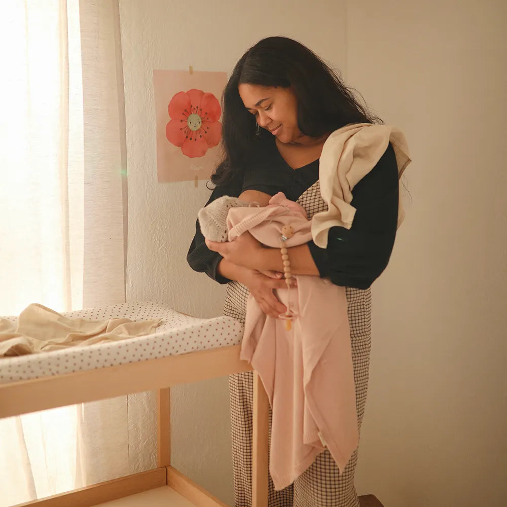 Mushie muslin cloth diapers - 3-pack