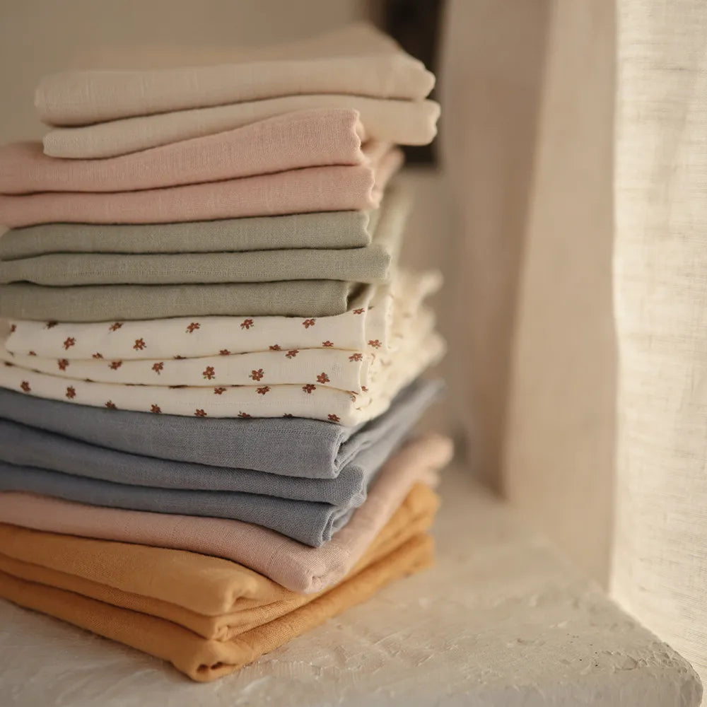 Mushie muslin cloth diapers - 3-pack