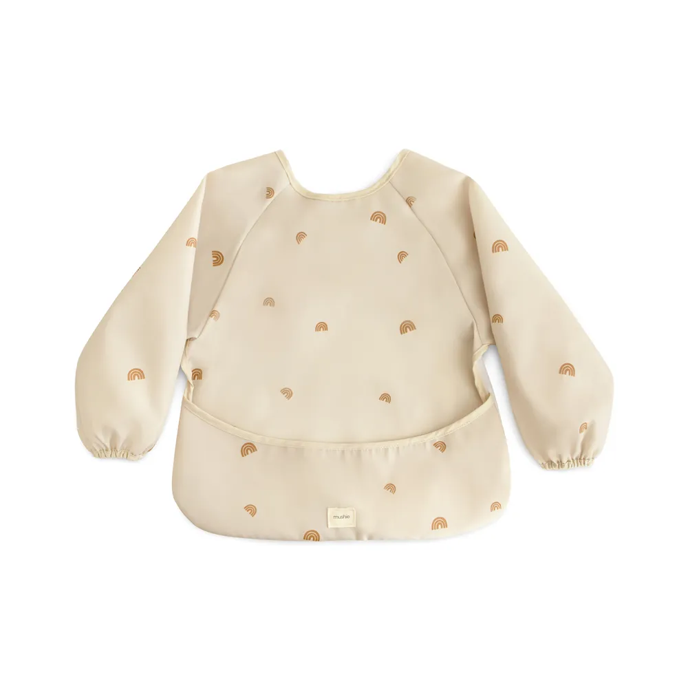 Mushie long sleeve bib