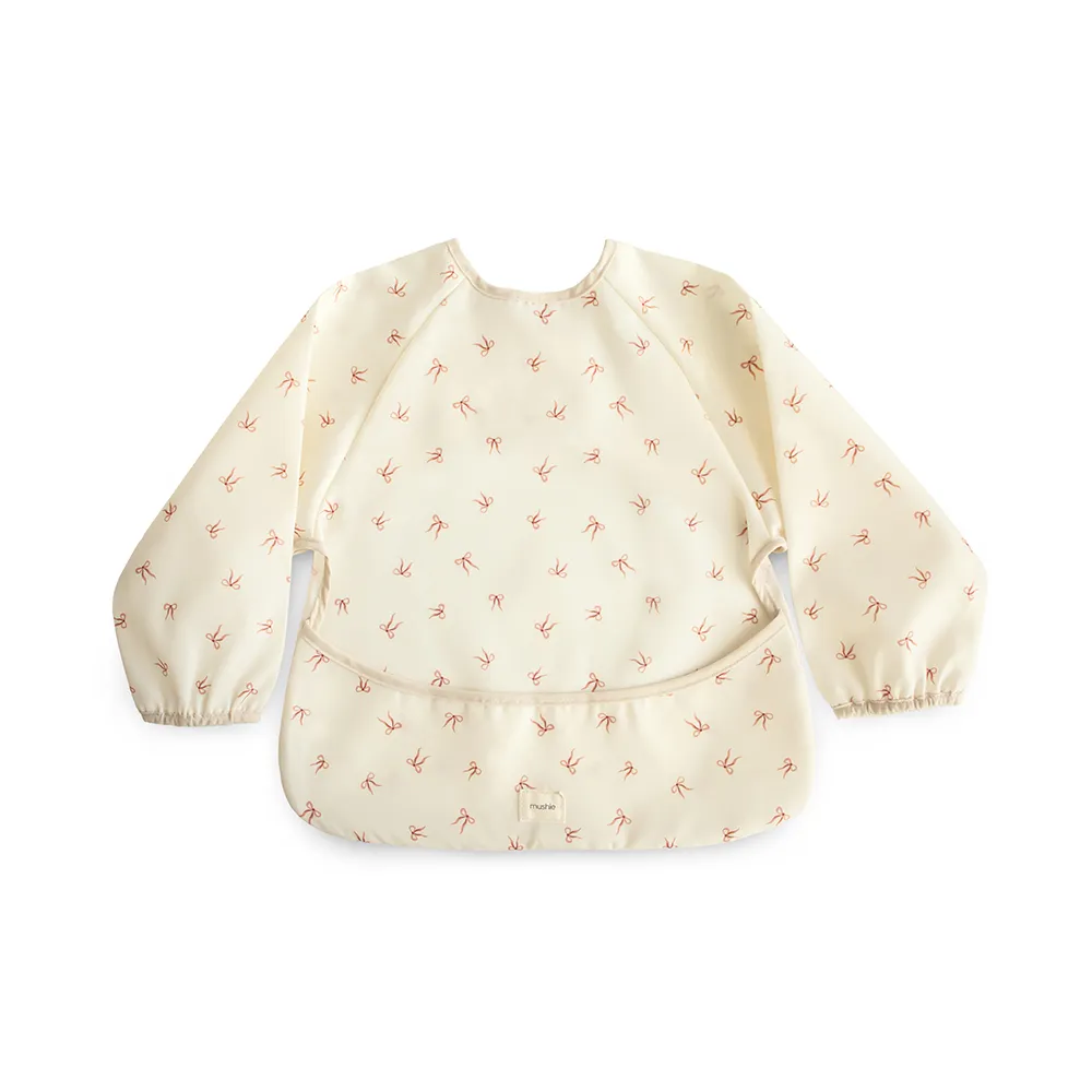 Mushie long sleeve bib