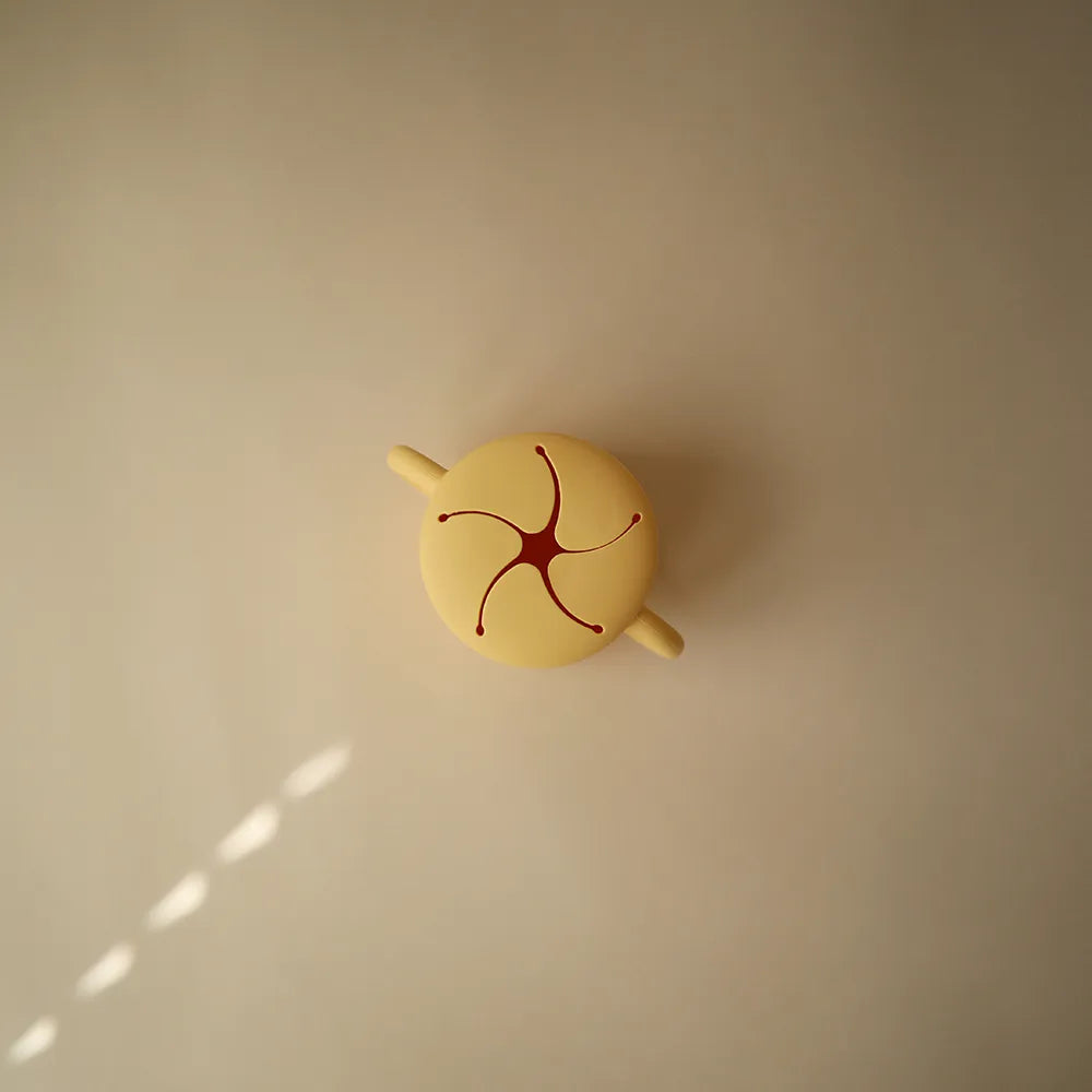 Mushie silicone snack cup