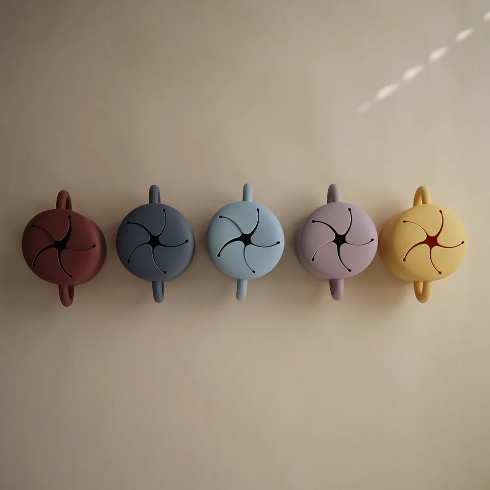 Mushie silicone snack cup