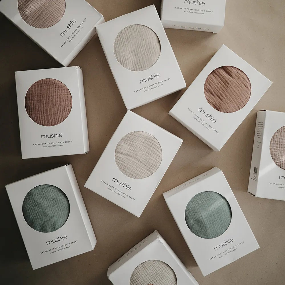 Mushie Crib Sheet
