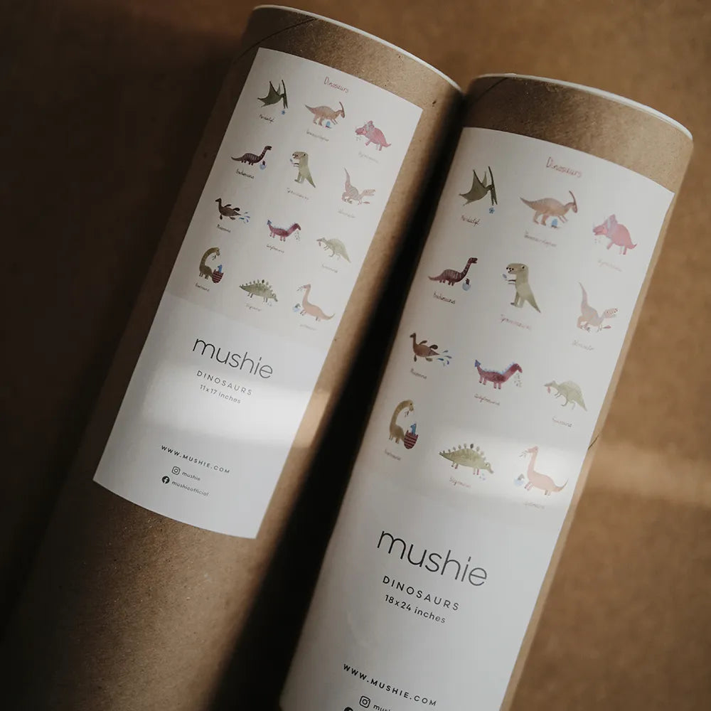 Mushie poster - Dinosaurs