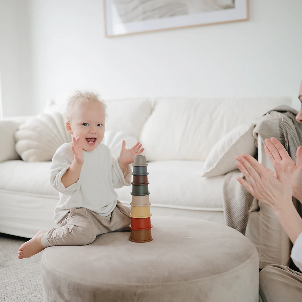 Mushie Stacking Cups