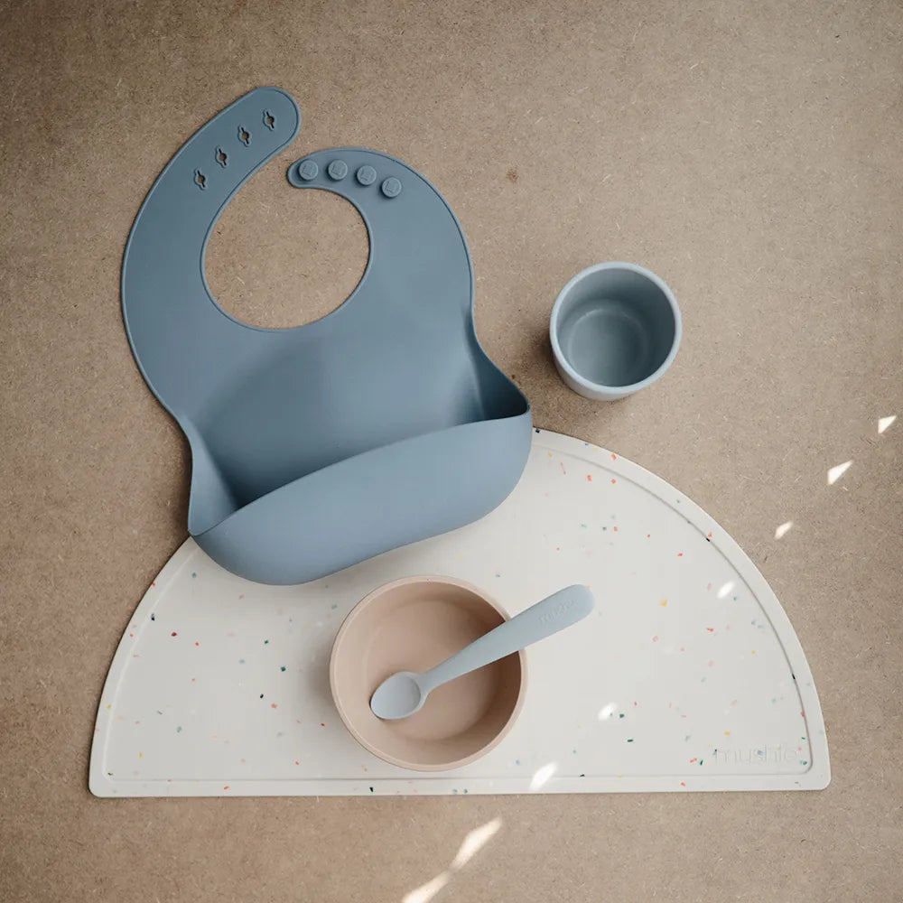 Mushie silicone bib