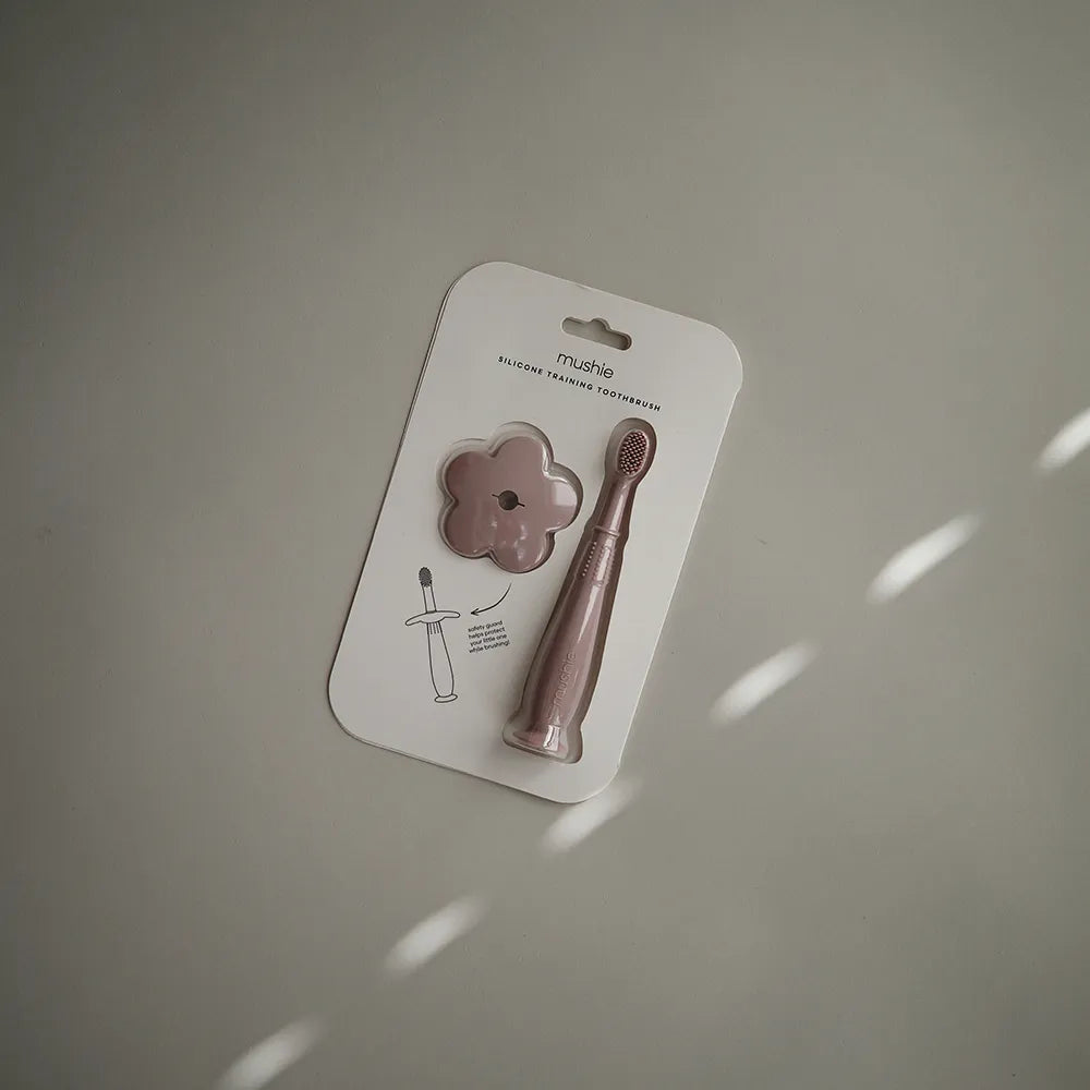 Mushie training toothbrush