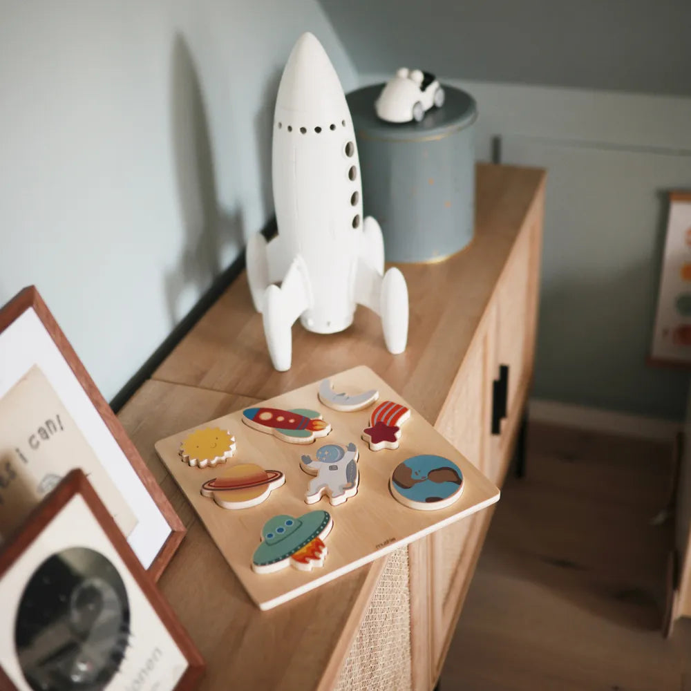 Mushie wooden puzzle