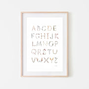 Mushie poster - International alphabet