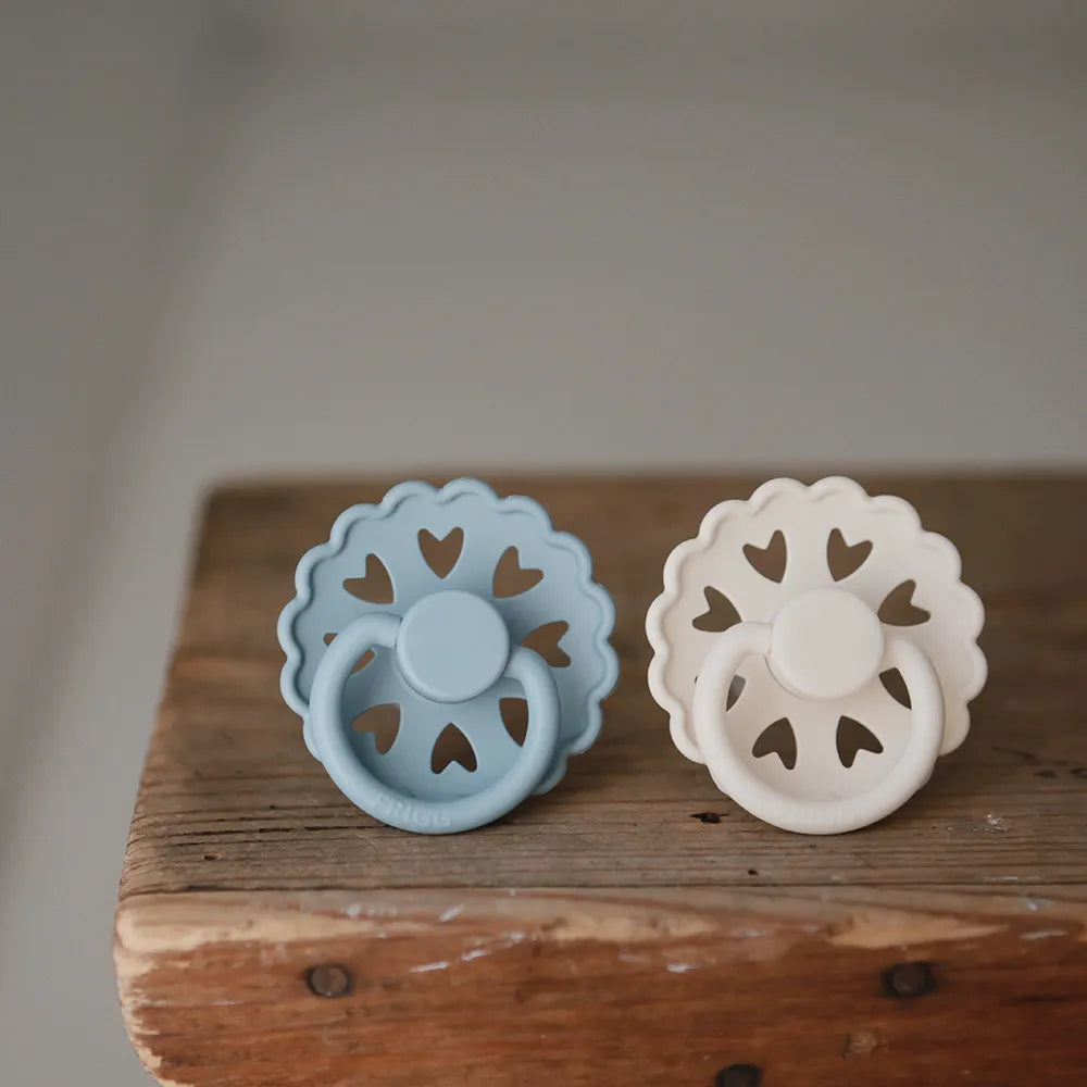 FRIGG Fairytale - Cream/Stone Blue - 2-pack