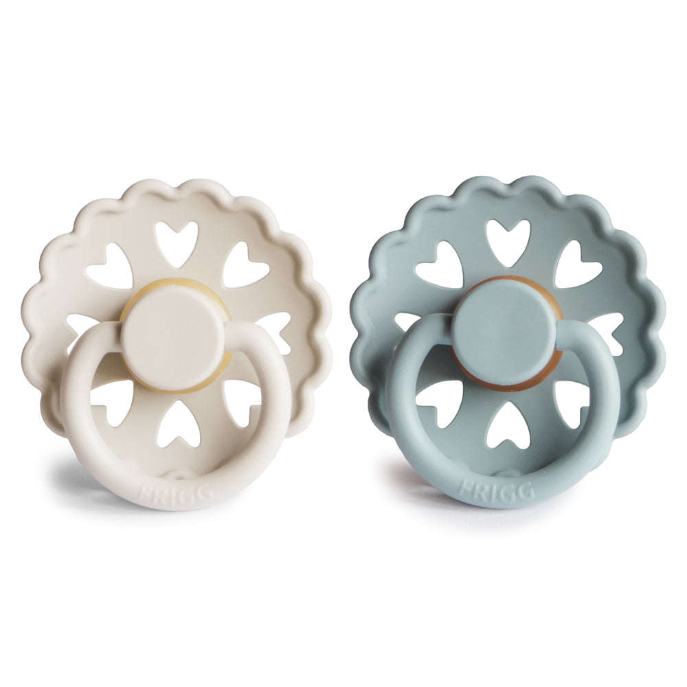 FRIGG Fairytale - Cream/Stone Blue - 2-pack