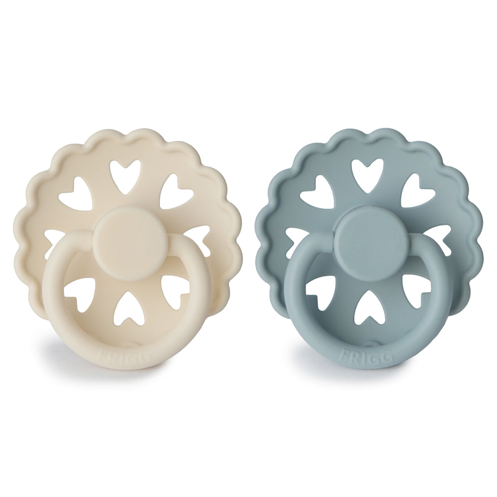 FRIGG Fairytale - Cream/Stone Blue - 2-pack