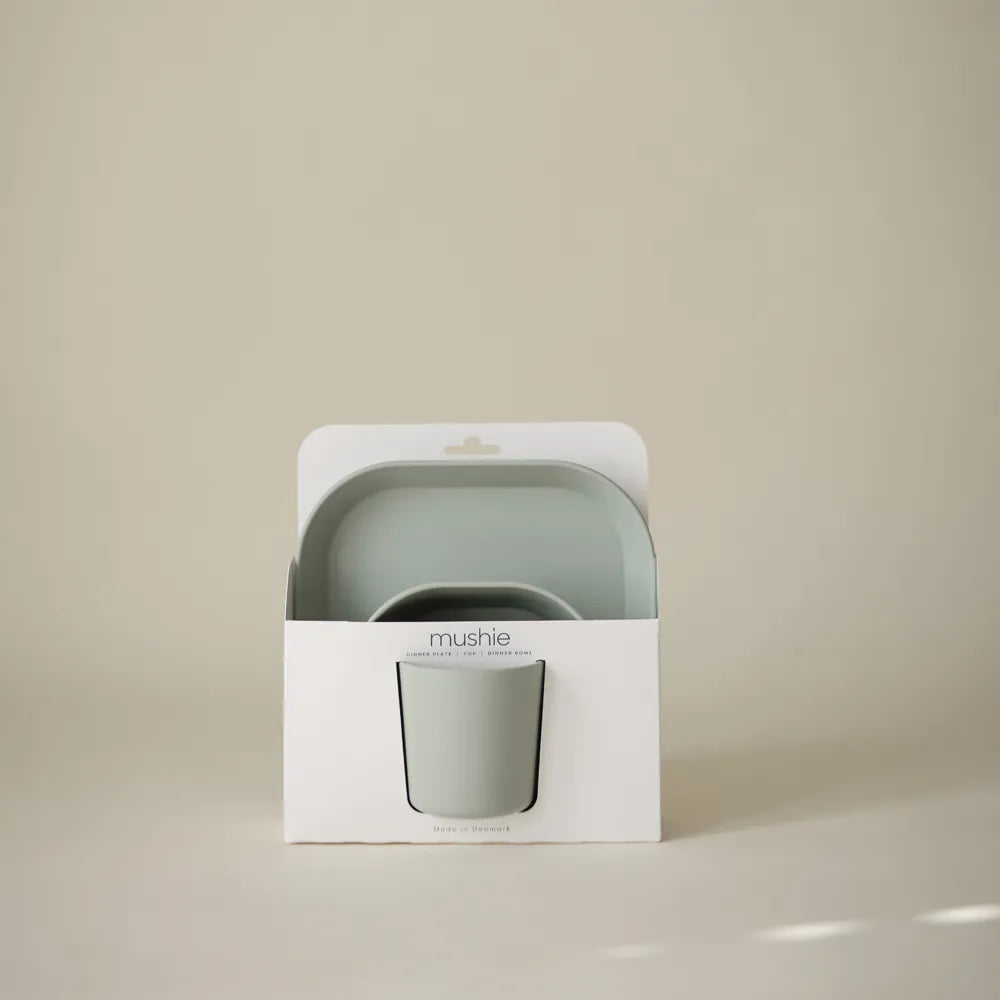 Mushie square dining set