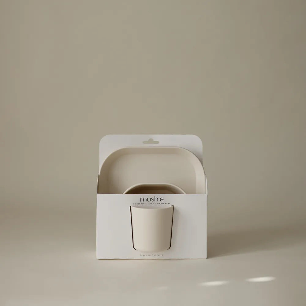 Mushie square dining set