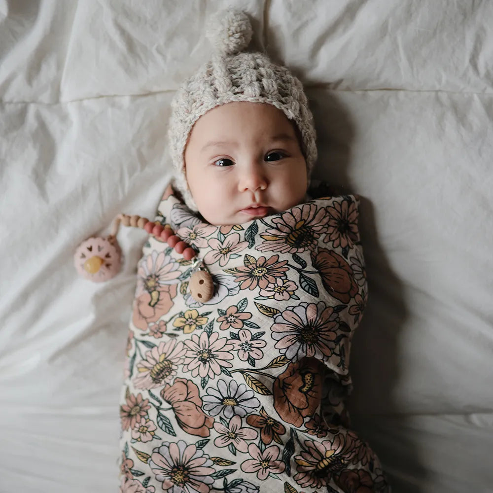 Mushie pacifier chain - Eva