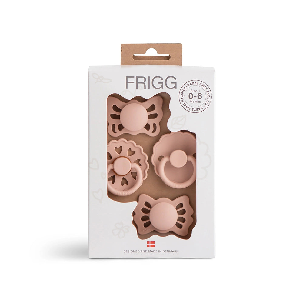 FRIGG Baby's First Pacifier - Floral Heart