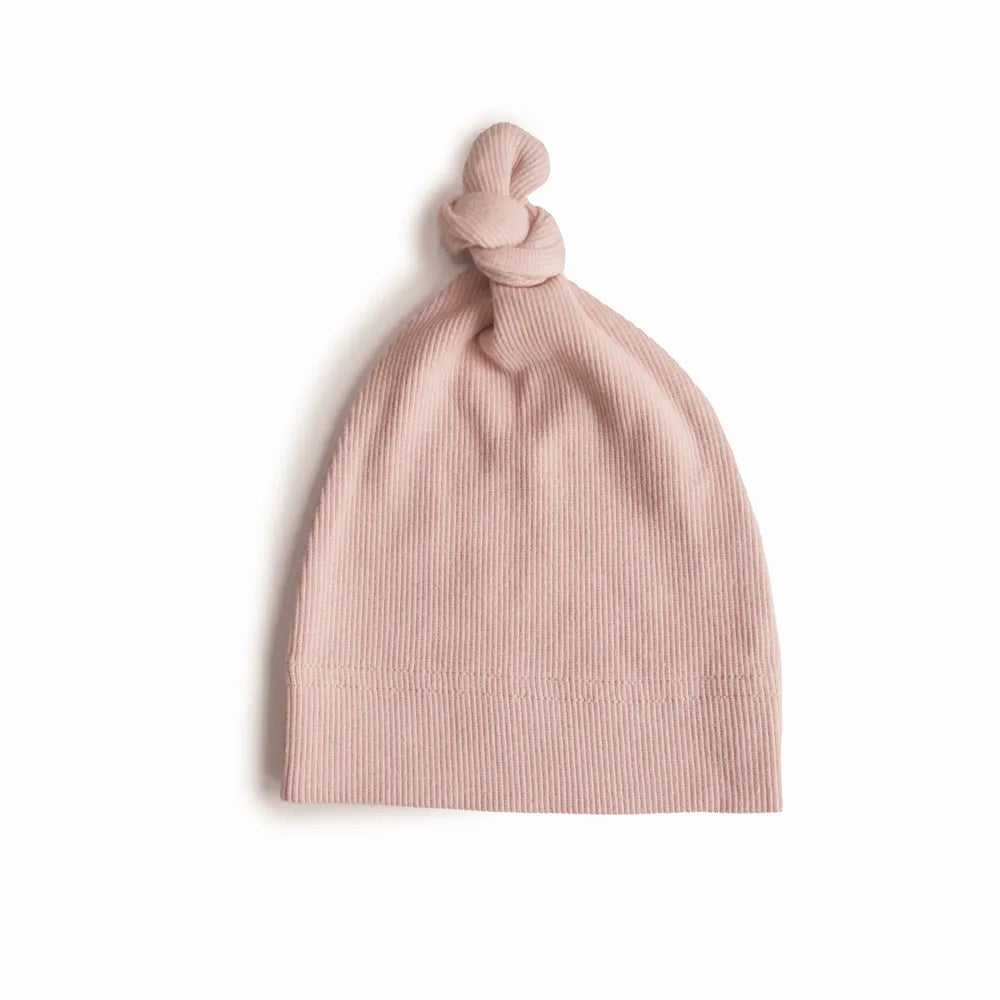 Mushie baby beanie hat