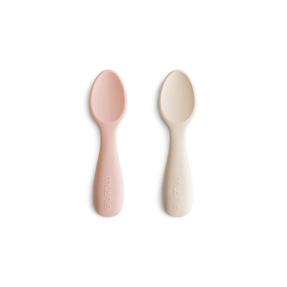 Mushie beginner spoons 2-pack