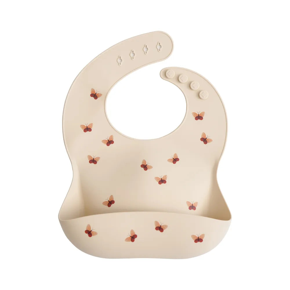 Mushie silicone bib