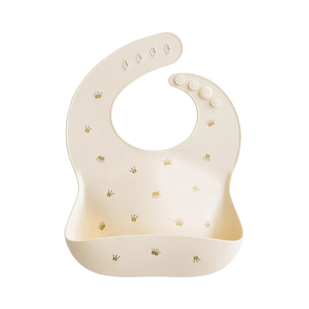 Mushie silicone bib