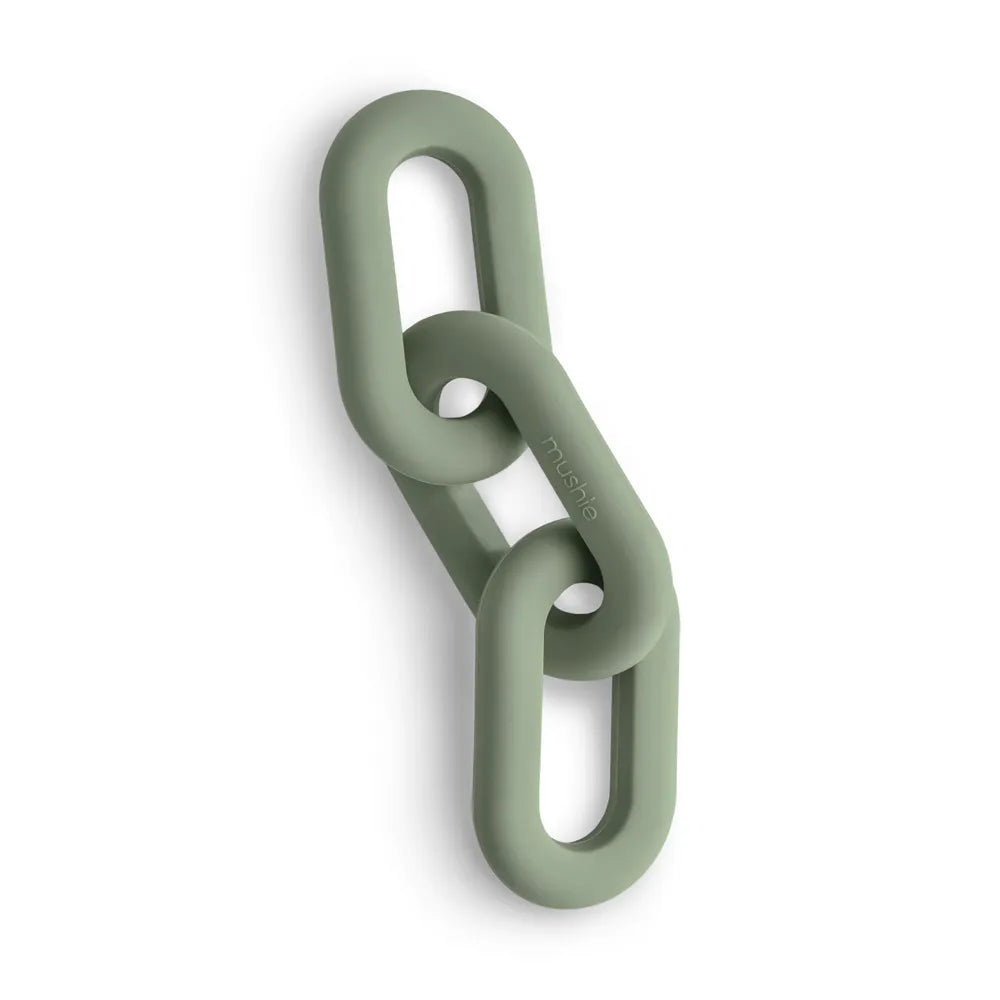 Mushie chain teether