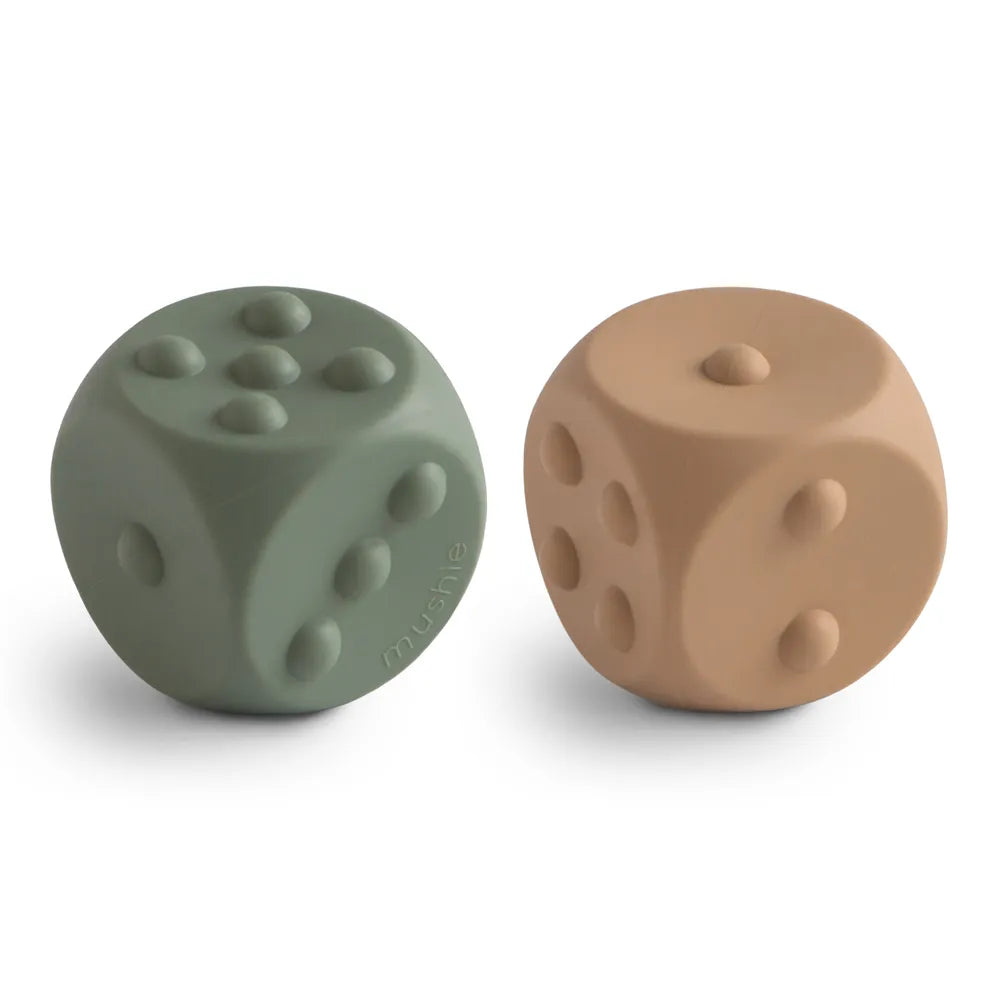 Mushie sensory toys - Dice, 2-pack