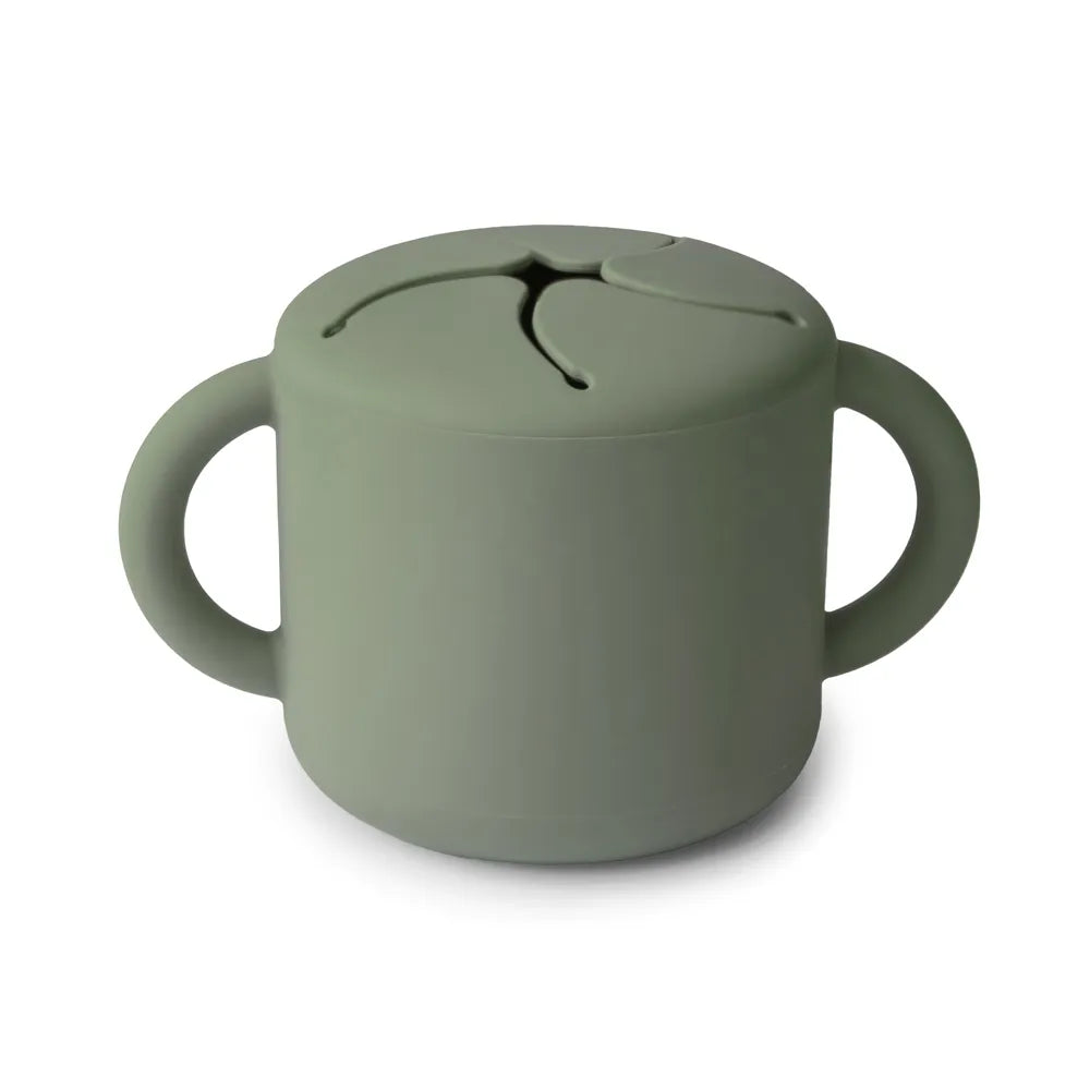 Mushie silicone snack cup