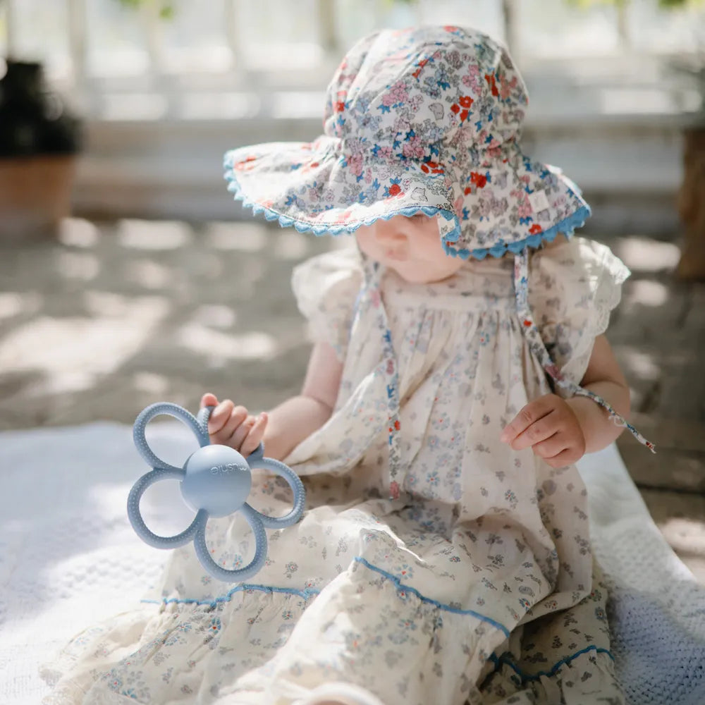 Mushie rattle teether