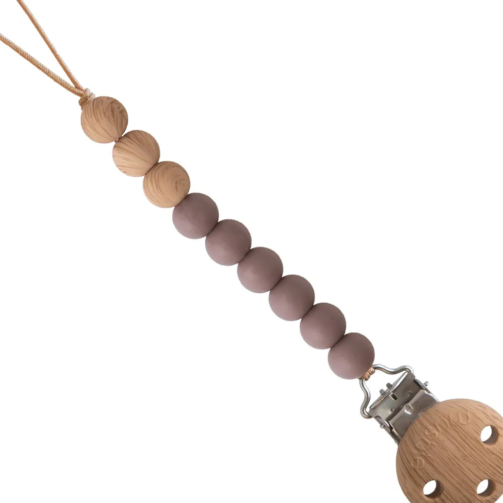 Mushie pacifier chain - Eva