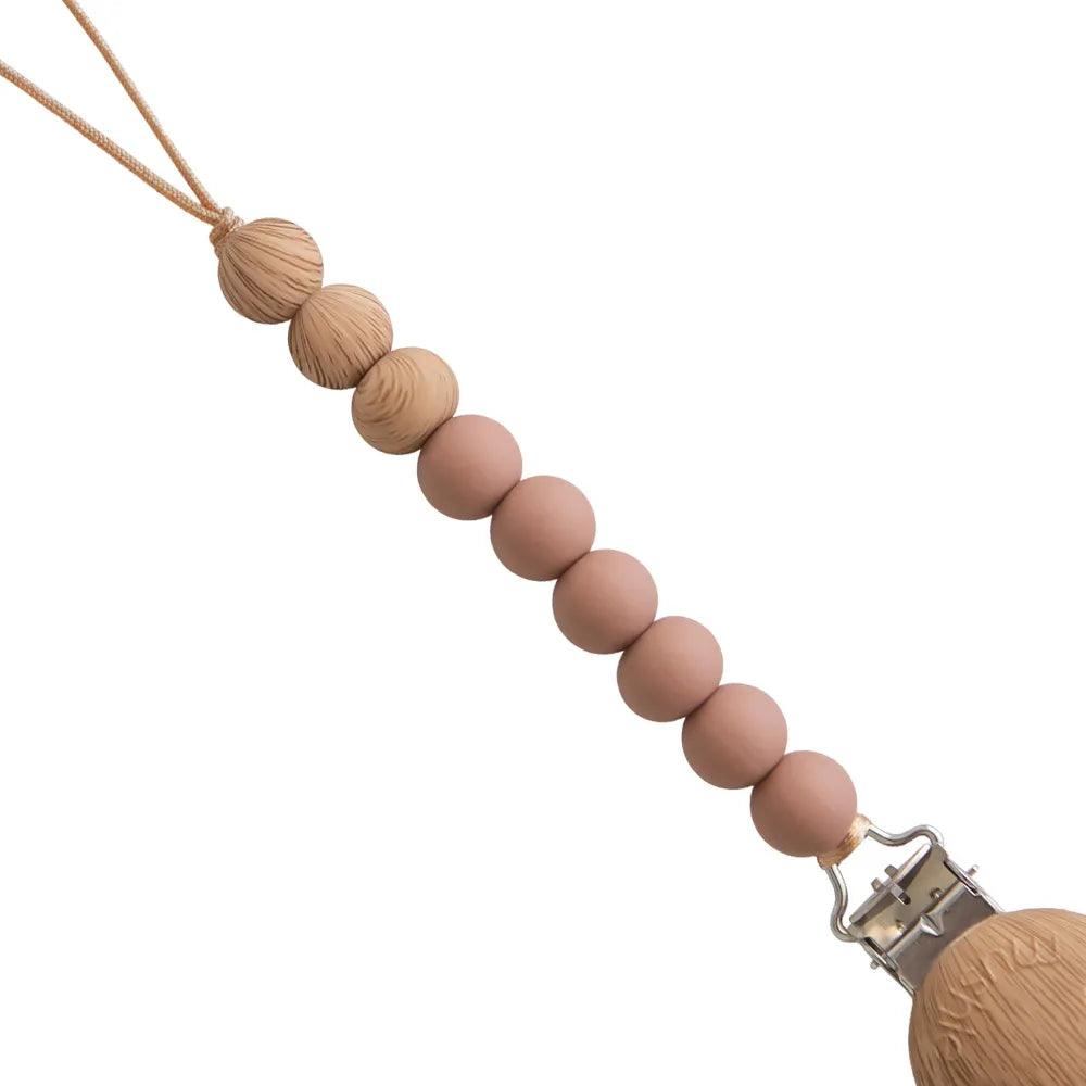 Mushie pacifier chain - Eva