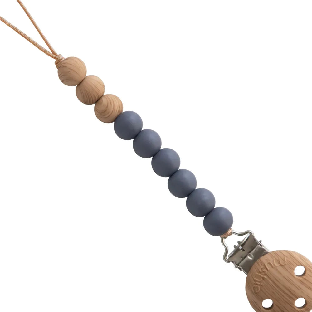 Mushie pacifier chain - Eva