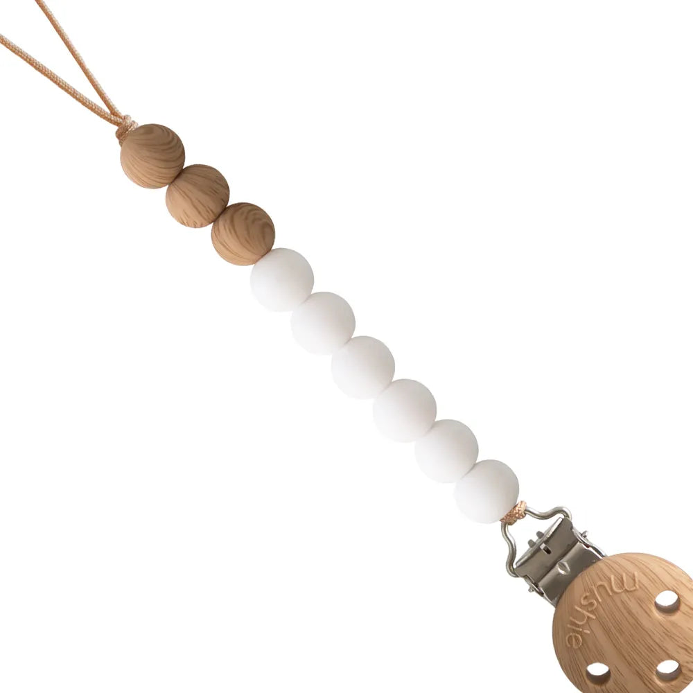 Mushie pacifier chain - Eva