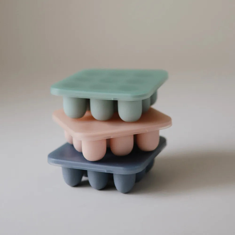 Mushie freezer tray for fruit juice