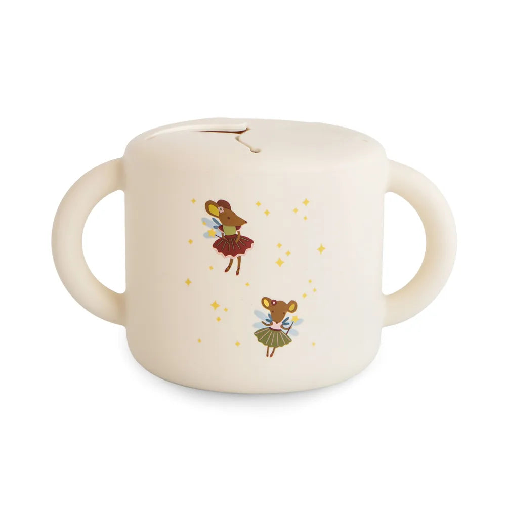 Mushie silicone snack cup