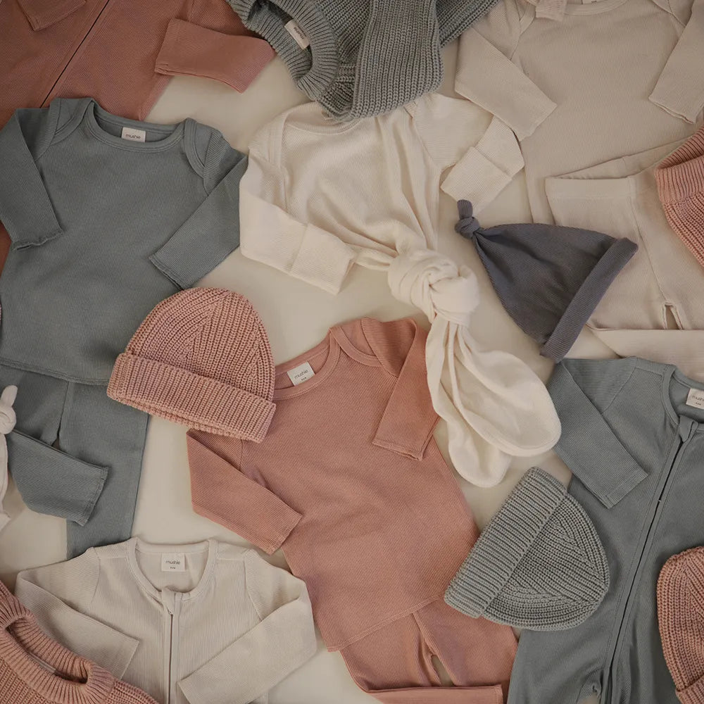 Mushie 2-piece cotton set