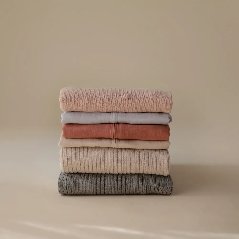 Mushie baby blanket - Textured dots