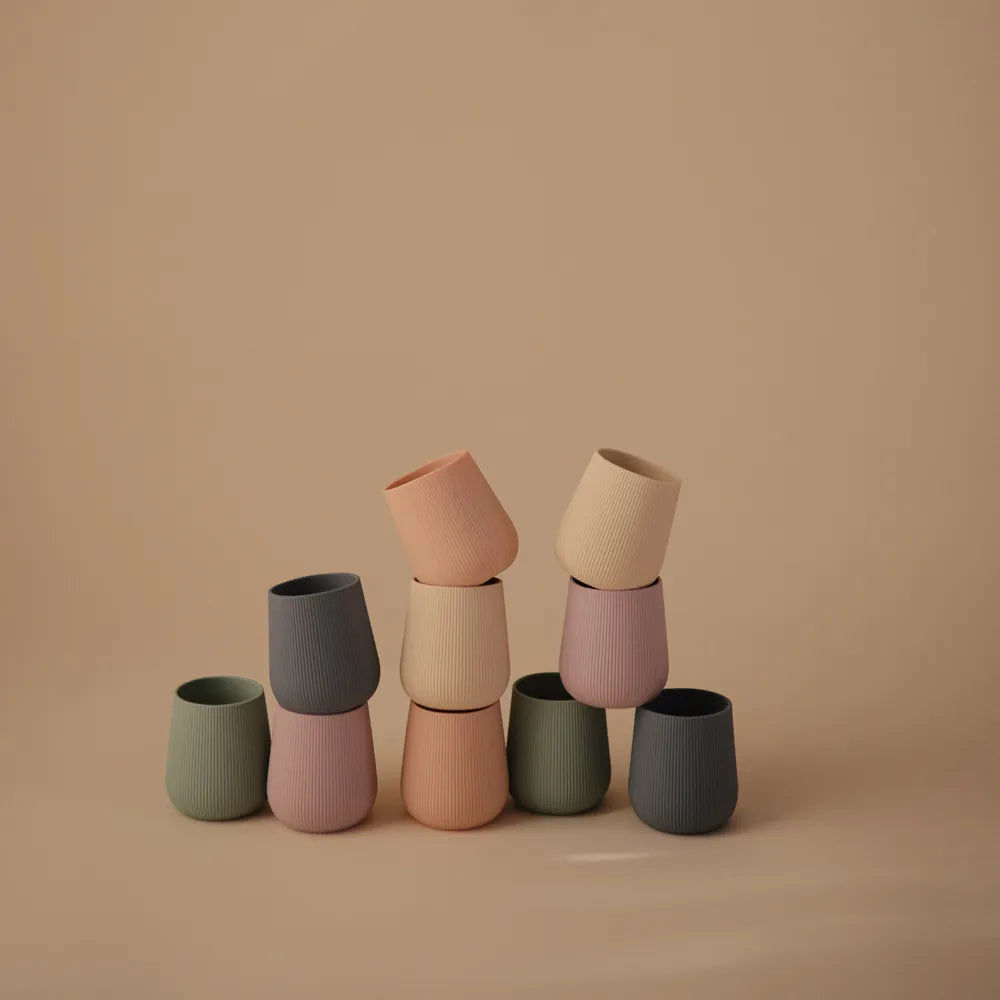 Mushie silicone starter cup