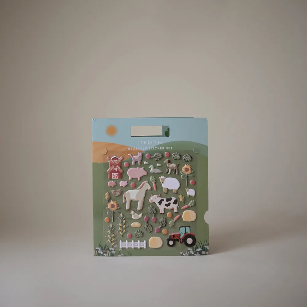 Mushie activity book with stickers