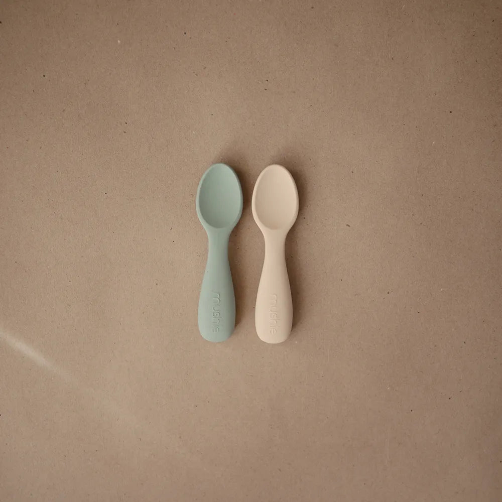 Mushie beginner spoons 2-pack