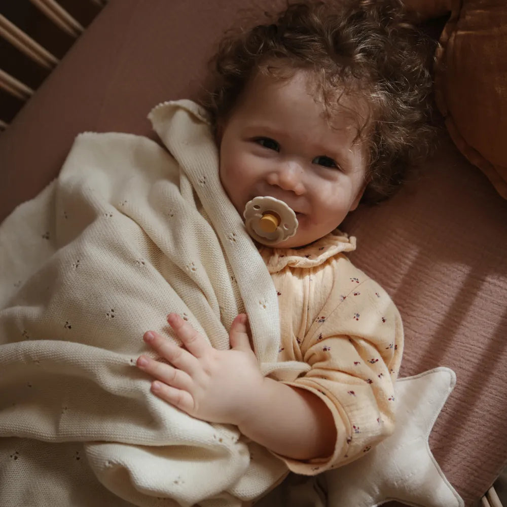 Mushie baby blanket - Pointelle
