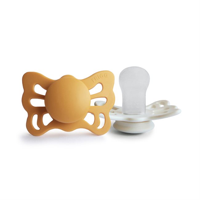 FRIGG Butterfly - Honey gold/Cream - 2-pack