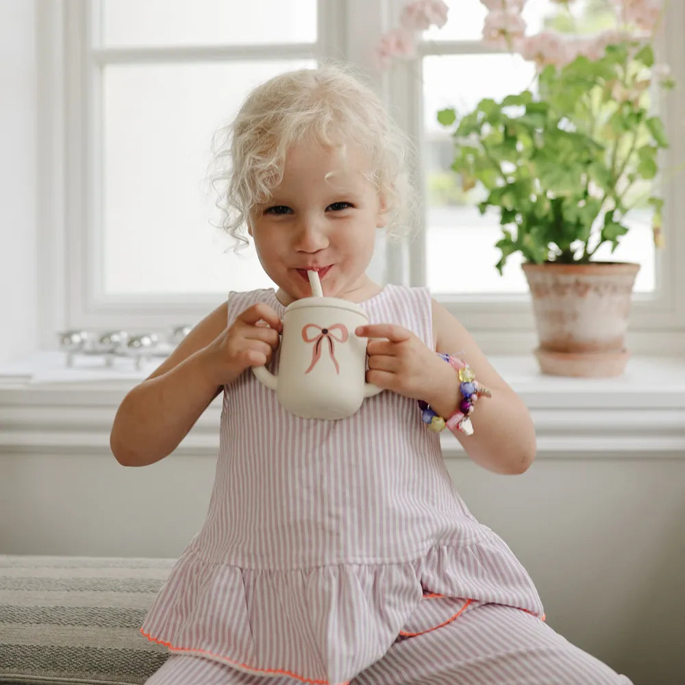 Mushie Training Cup + Straw
