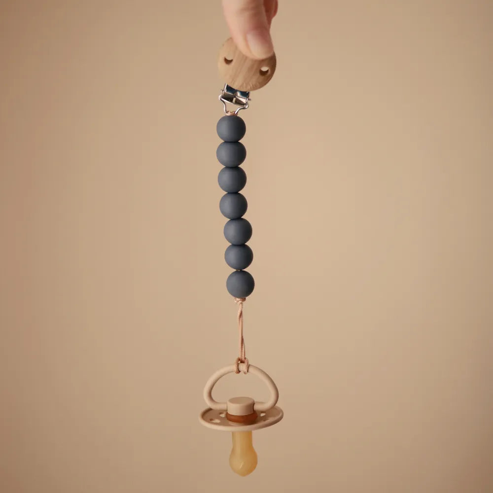 Mushie pacifier chain - Halo