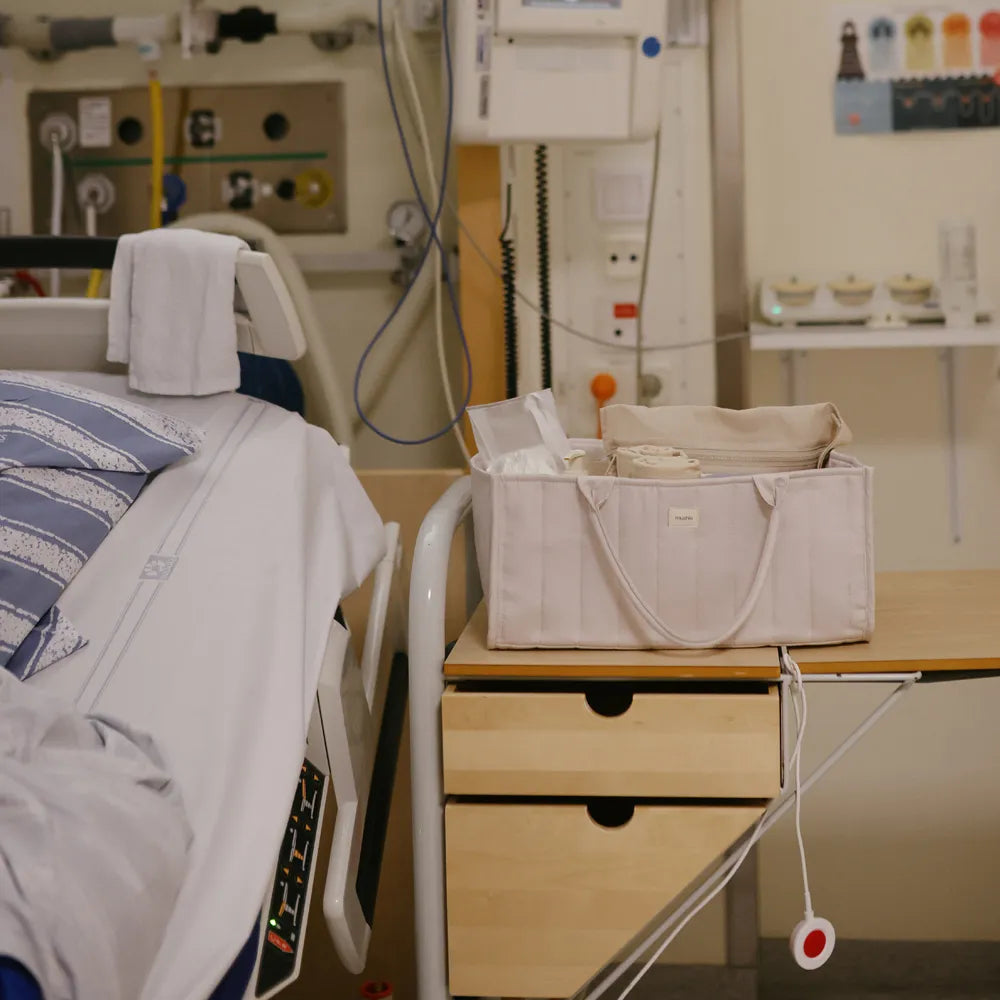 Mushie diaper storage