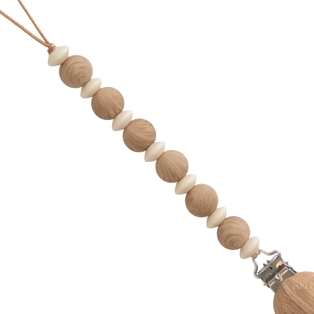 Mushie pacifier chain - Luna