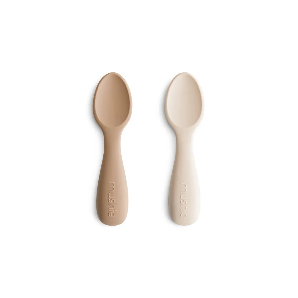 Mushie beginner spoons 2-pack