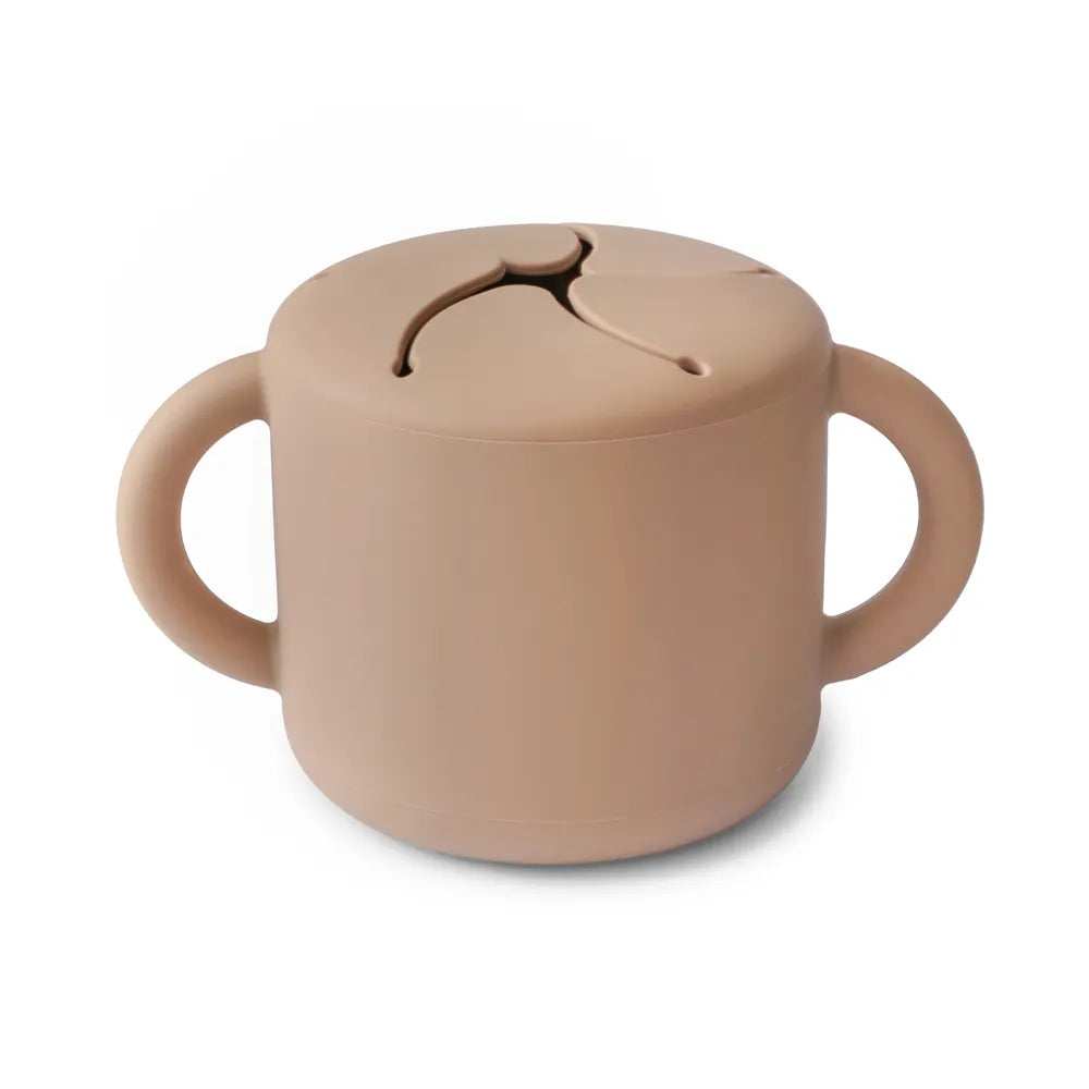Mushie silicone snack cup